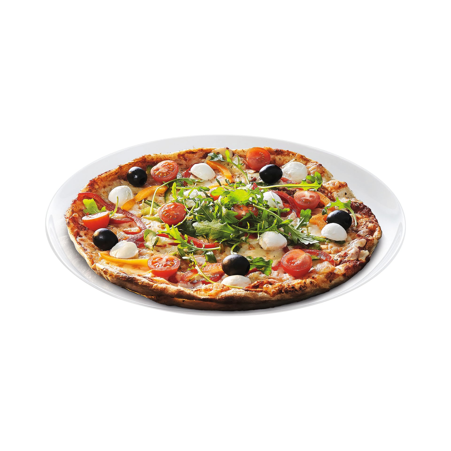 Luminarc, 15865, Série Italian Party, Assiette à Pizza 33cm 6 pièces