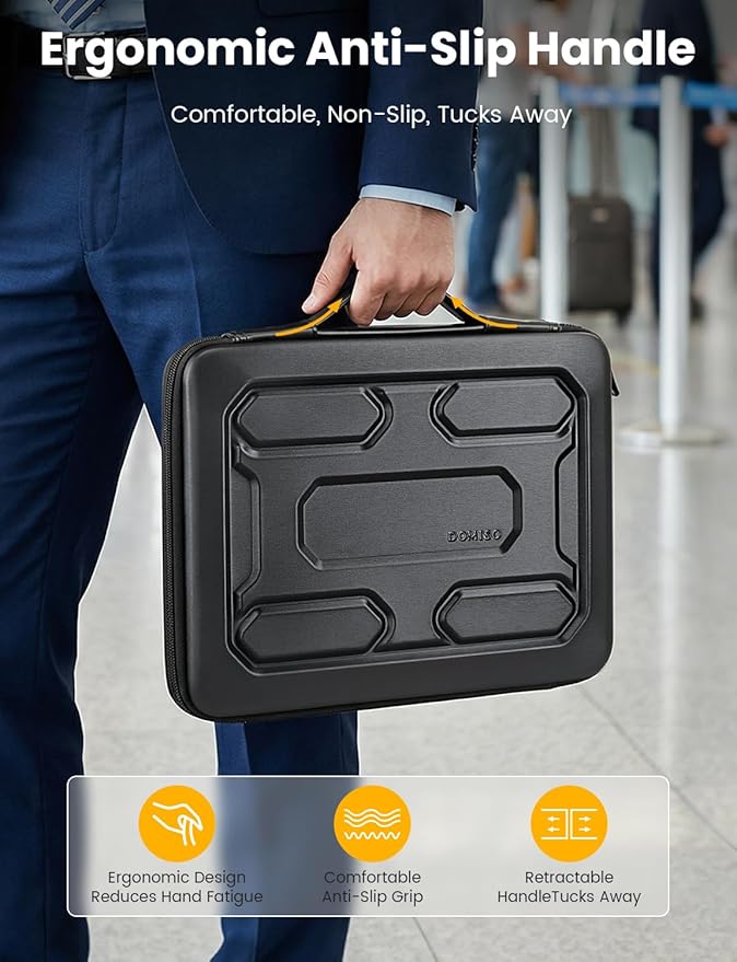 Funda rígida para laptop DOMISO 15-6 pulgadas impermeable negra miniatura 9