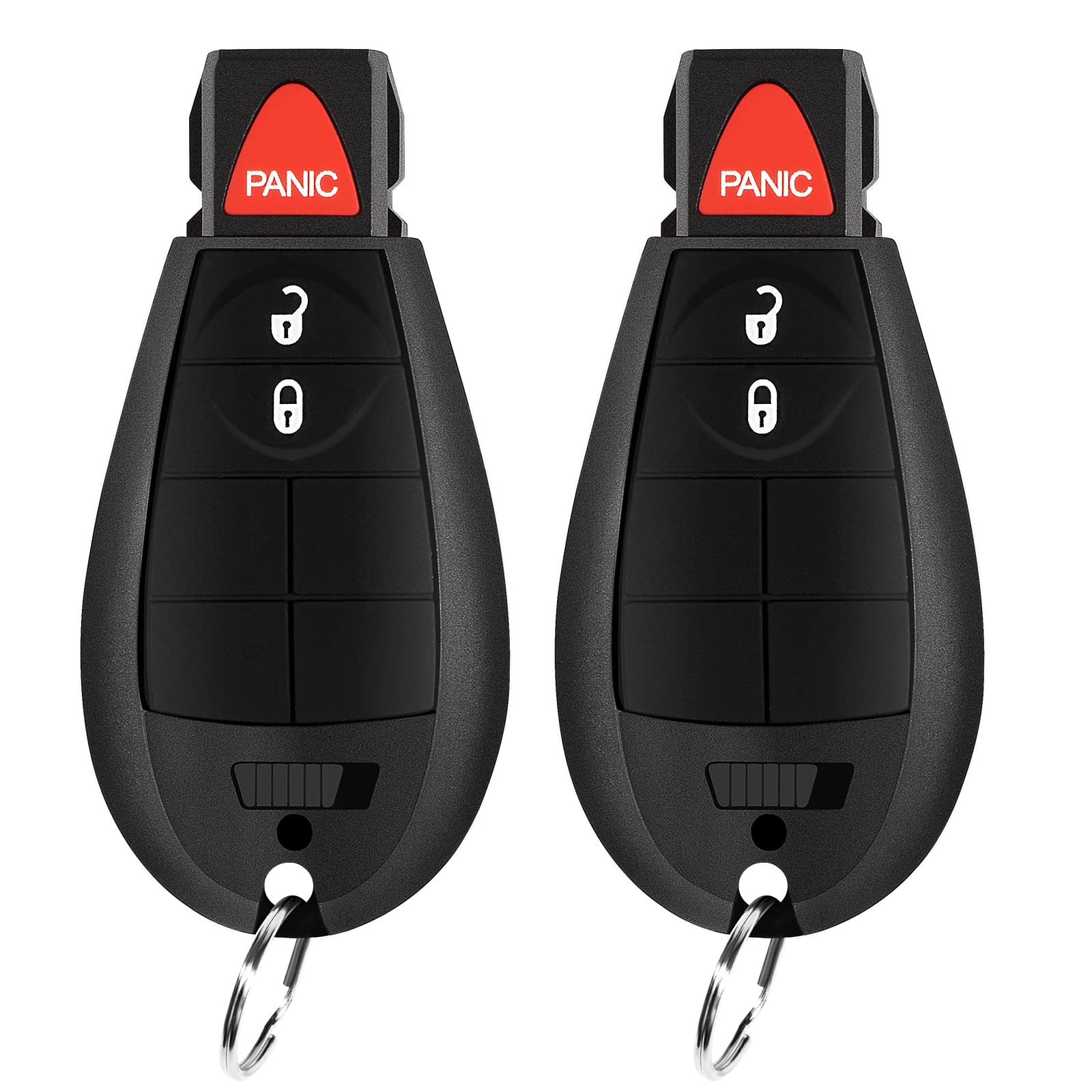 SaverRemotes 3 Button Key Fob Compatible for Dodge Challenger, Charger, Grand Caravan, Chrysler 300, RAM 1500 2500 3500 Keyless Entry Remote Replacement for M3N5WY783X IYZ-C01C