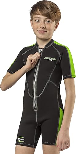 Miniatura 7 de Cressi Kids' Short Front Zip Wetsuit for Surfing, Snorkeling, Scuba Diving -Lido Junior
