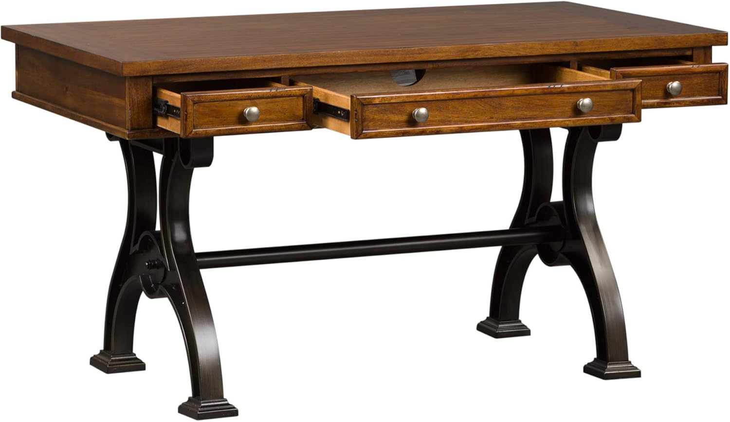 Liberty Furniture Industries Arlington House Writing Desk, W56 x D30 x H31, Medium Brown