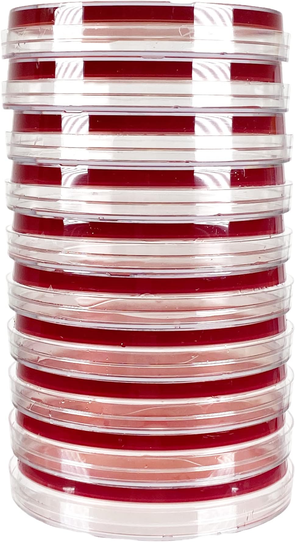 Diamante ScientificMacConkey Agar (MAC), (10-Pack), Pre-Poured, 15x100mm Petri Plates. Industry Use: Food Safety. for Dectection of E. Coli, Shigella, Salmonella.
