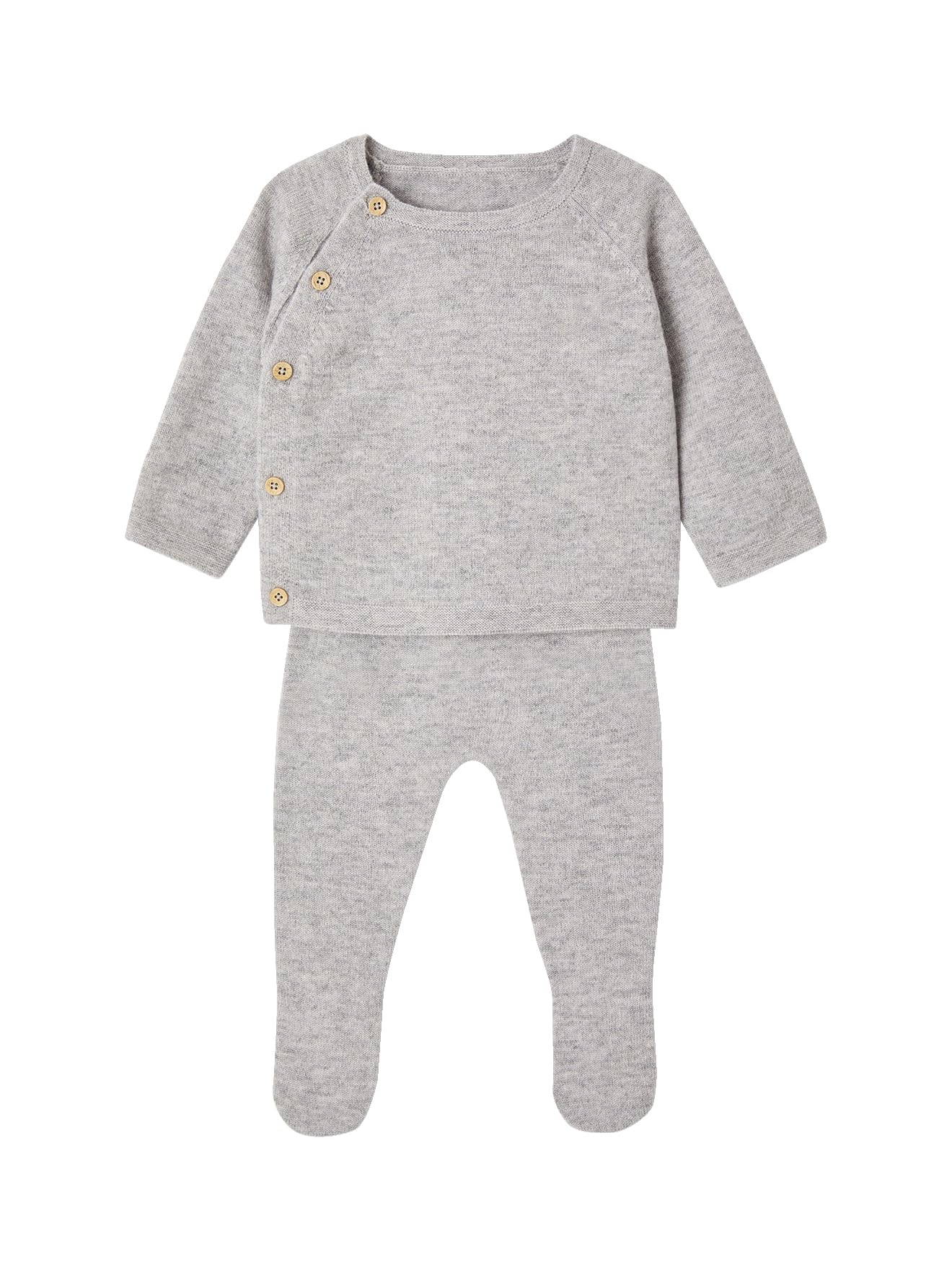 ENVIE DE FRAISE Baby-Set: Pullover & Hose, Merino und Kaschmir
