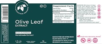 Mountain Meadow Herbs Olive Leaf Extract Gentle Cleansing Drop 4 oz