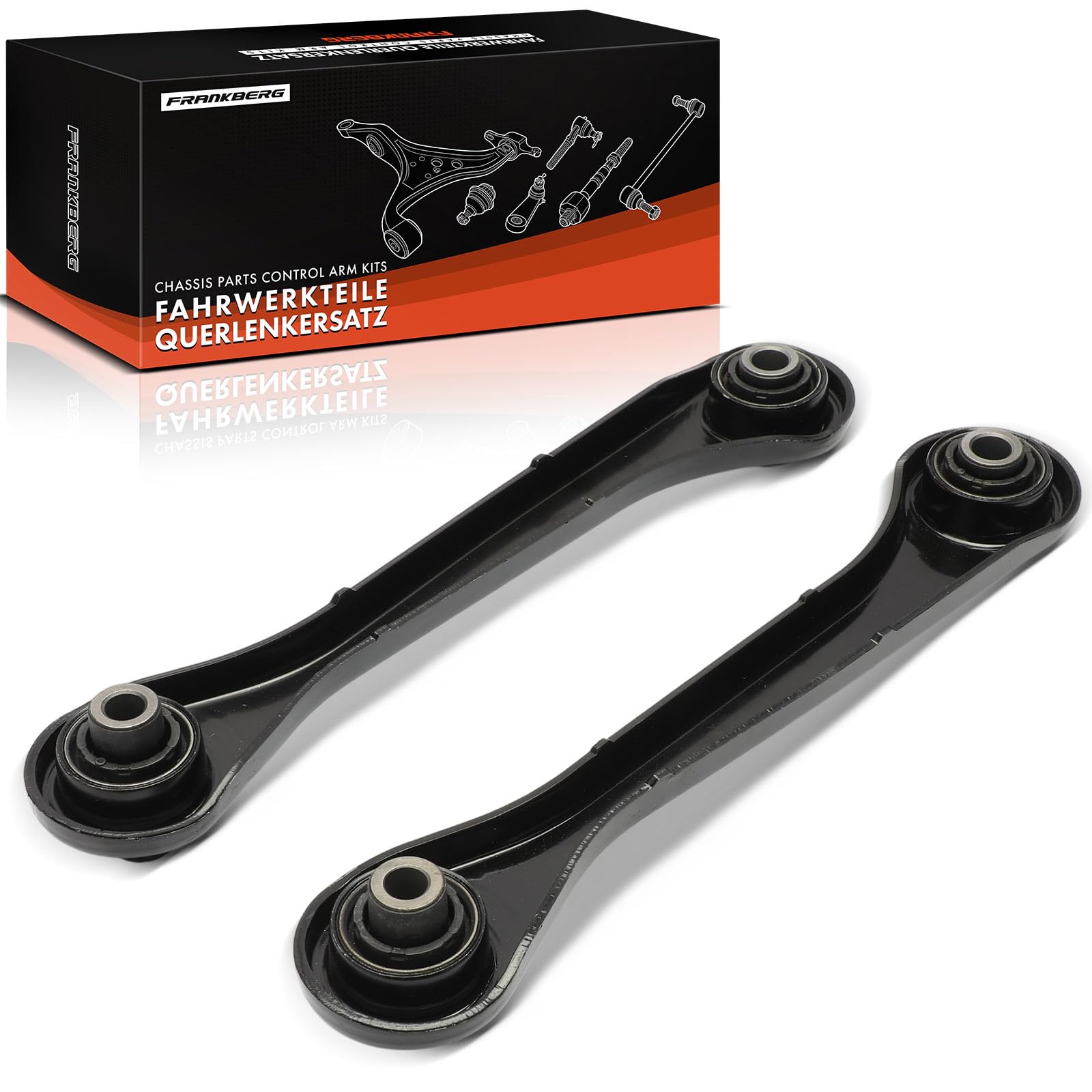 Frankberg 2 brazos de control inferiores traseros internos 1K0501529F | Compatible con: Altea XL 5P5 5P8, T.o.u.r.a.n 1T1 1T2, CC 358, Golf Plus 521 5M1, O.c.t.a.v.i.a II 1Z3