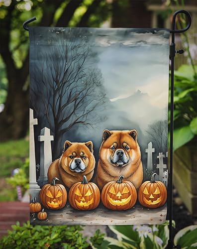 Miniatura 17 de Caroline's Treasures DAC2011GF - Bandera decorativa para jardín de Halloween con diseño de beagle para jardín, jardín, jardín, jardín, multicolor