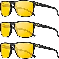 Vista 36 de Gafas de sol polarizadas para hombre, anteojos de sol polarizados con protección UV, lentes de sol ligeras para conducir, pescar, jugar al golf