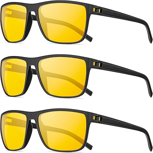 Lentes de sol polarizados para hombre, lentes de sol polarizados con protección UV, ligeros, para conducir, pescar, golf