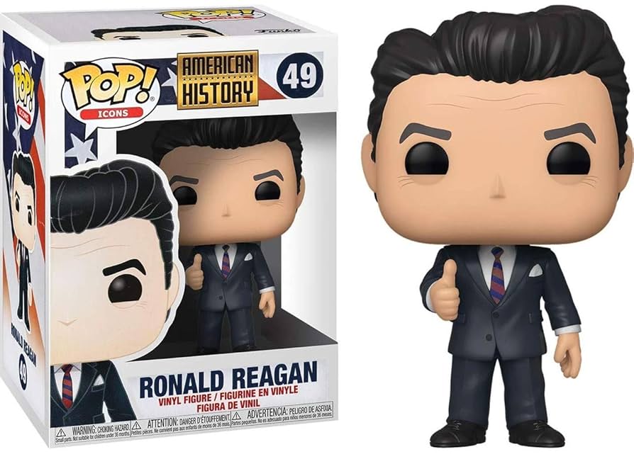 Amazon.com: Funko Pop!: AD Icons - Ronald Reagan, Multicolor