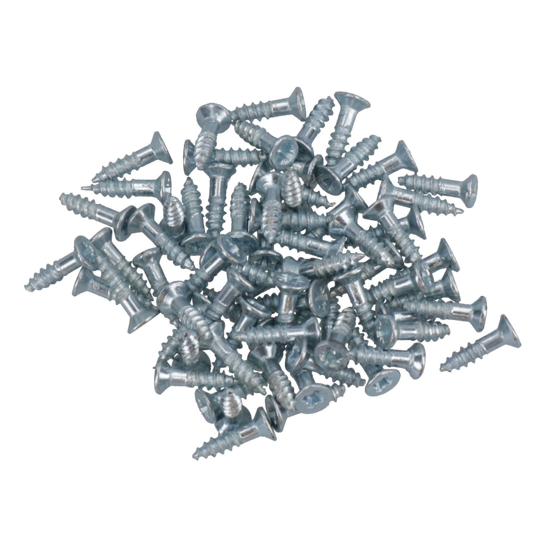 Ab Tools 3Mm X 12Mm Pz1 Drive Countersunk Wood Chipboard Screws Fasteners 68Pc