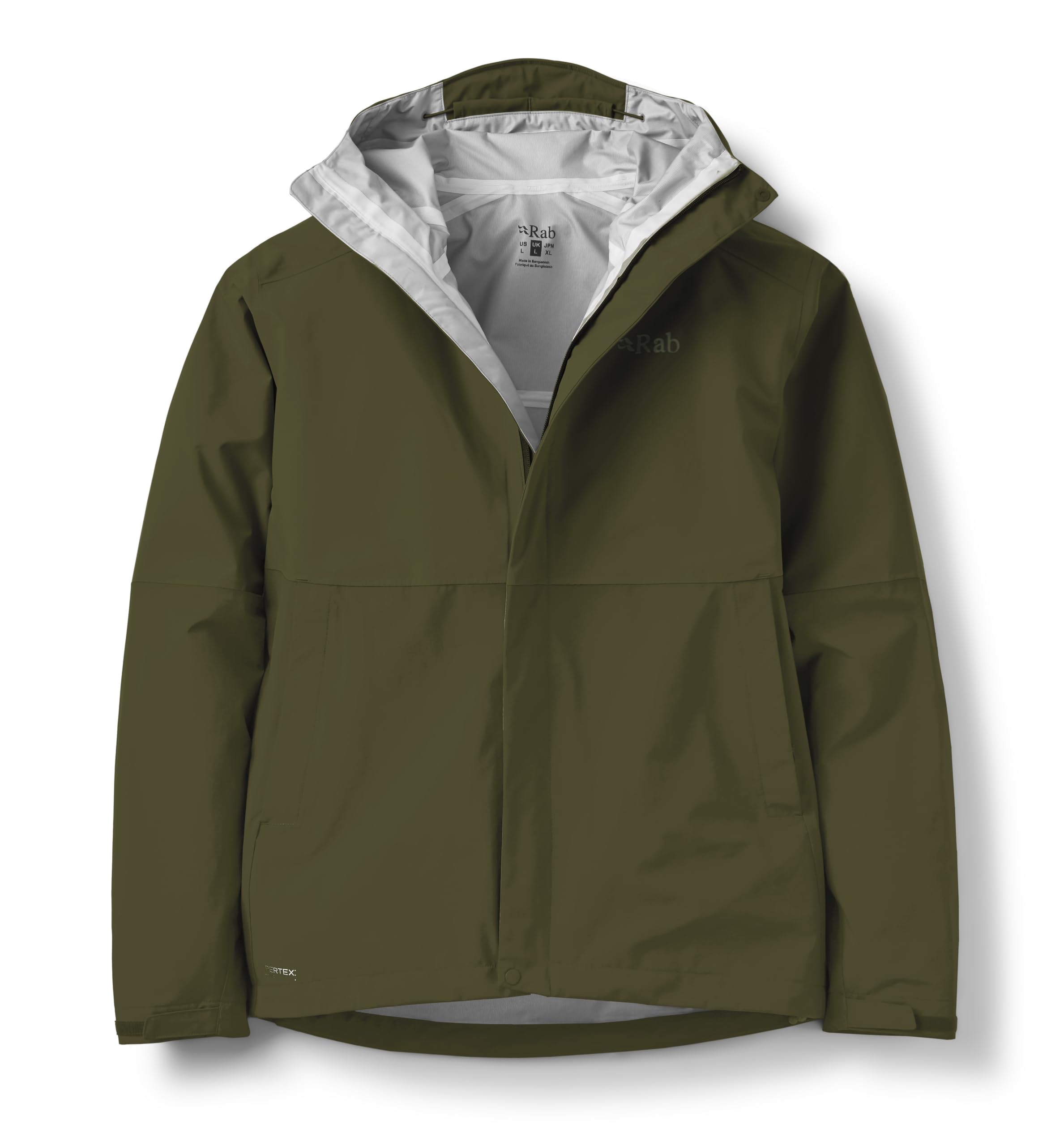 Rab Men's Firewall Waterproof Jacket | Lightweight, Hooded Rain Coat, for Climbing & Hiking