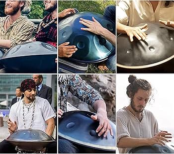 Amazon.co.jp: 440 Hz ハンドパンスチールドラム 9 ノート 22 インチ