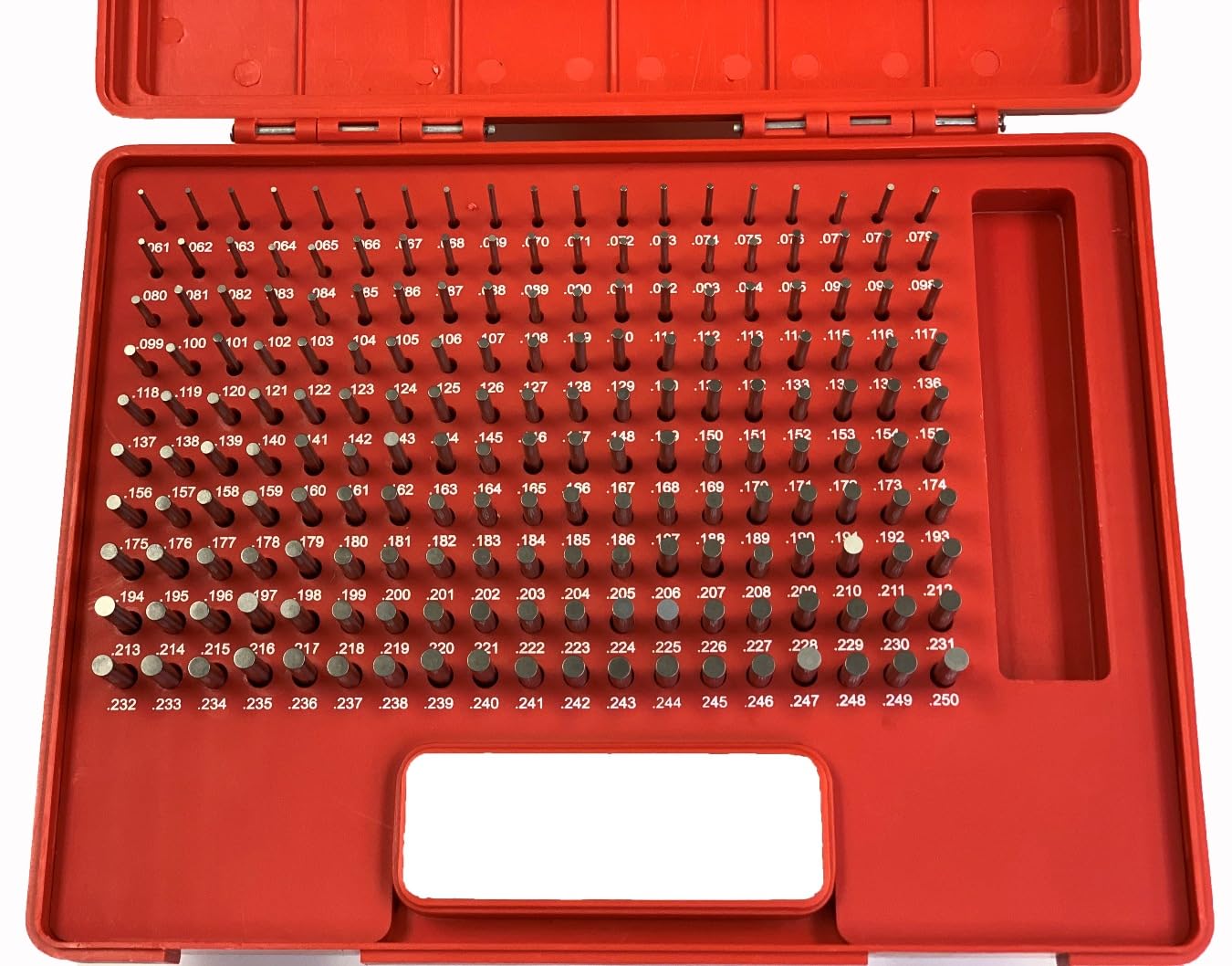 HHIP 4101-0050 440 Piece M1 and M2 Precision Pin Gage Sets, .061"-.500"