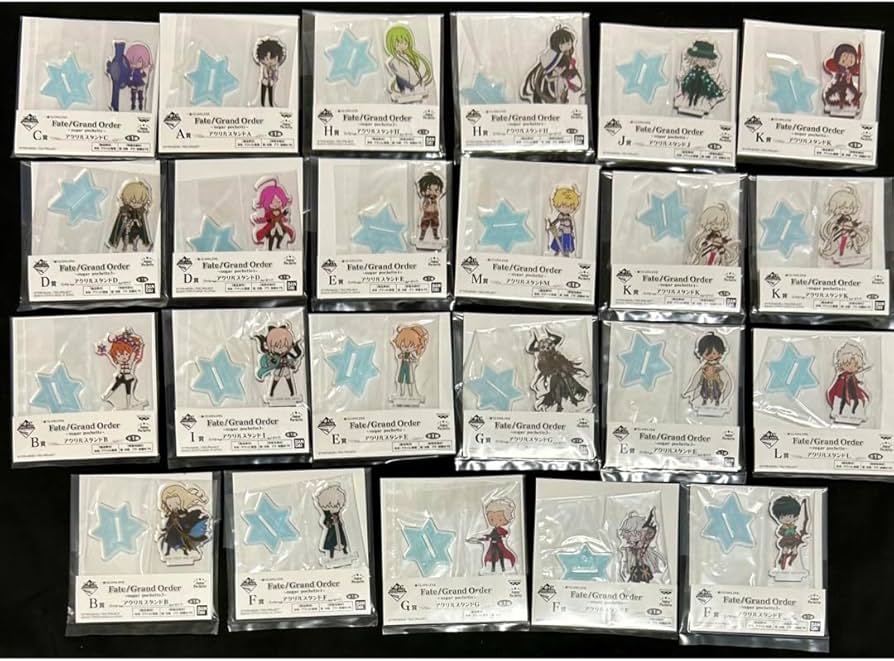 FGO　シュガーポシェット　アクリルスタンド 送料込】FGO シュガーポシェット アクリルスタンド 7点セット