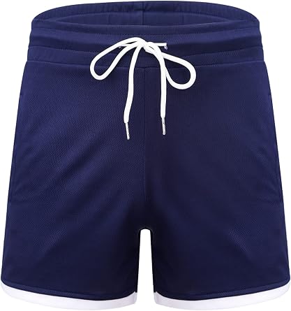 Aislor Mens Athletic Shorts Gym Workout Short Shorts Casual Breathable Shorts Running Sport Bottoms