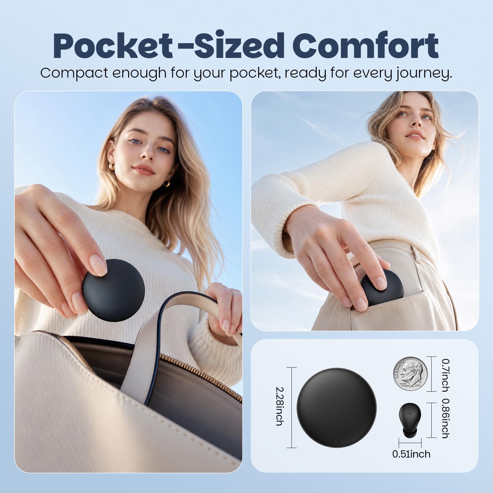Yihou Piccoli mini auricolari invisibili, wireless, Bluetooth, nascosti, discreti, piccoli auricolari per il lavoro, piccoli auricolari a basso profilo, micro auricolari invisibili per piccoli canali