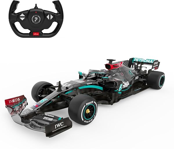 CMJ RC Cars Ferrari F1-75 Voiture Télécommandée (échelle 1:18) - Voiture Télécommandée 2022 Pilotes de Formule 1 - Charles Leclerc + Carlos Sainz Conduire pour survivre - 5