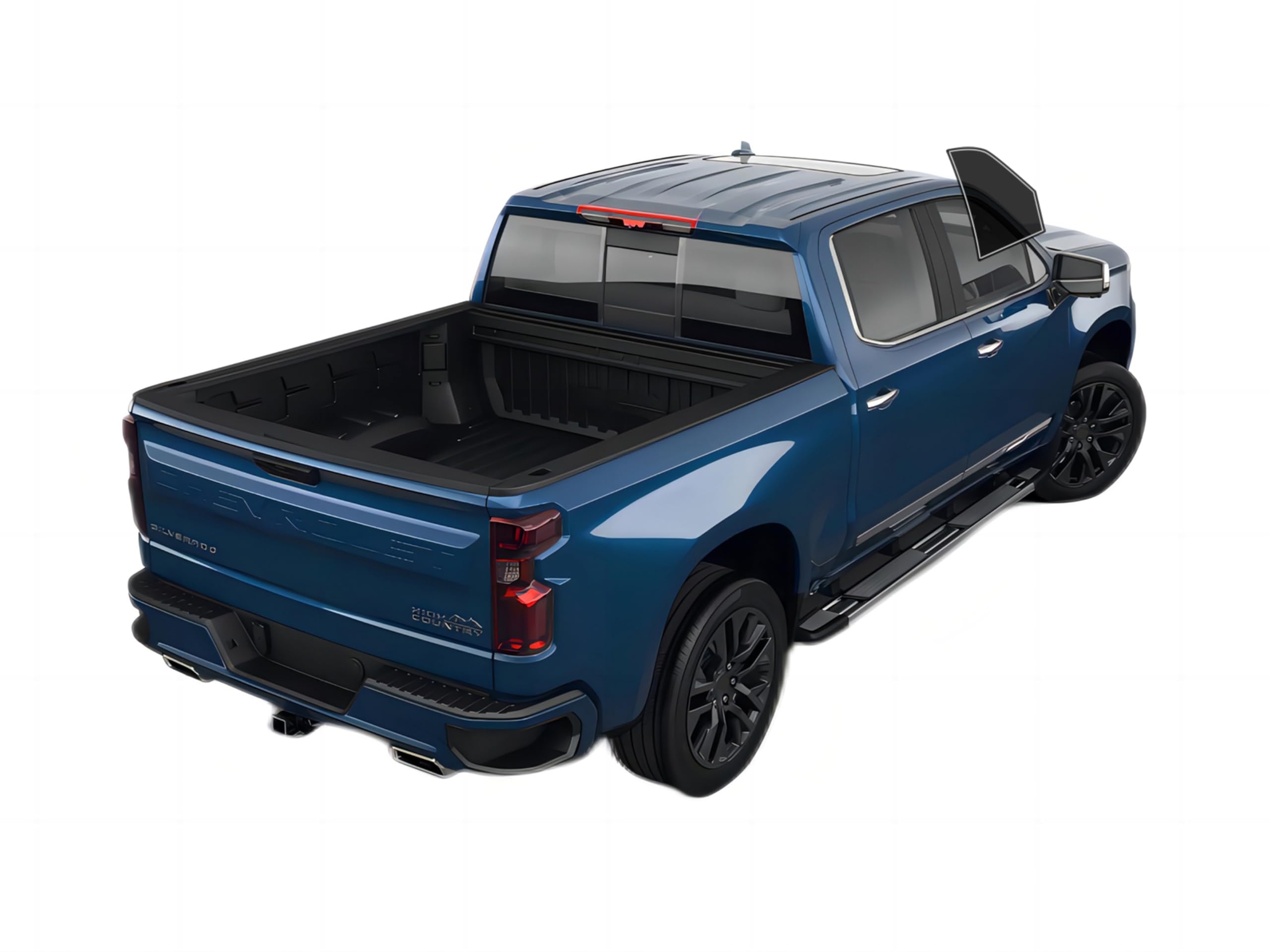 AUTOTEK Precut Window Tint Film Front Two Door Windows Tint Film Cars Sun Blocking Protection Privacy Anti Shatter Glass 2 Ply Computer Cut Any Tint Shade for Chevry Silverado 1500 Crew 2019-2025