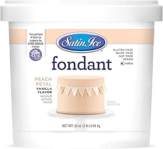 12 Fifty Anniversary Cake Ideas Honoring Timeless Love In Style 107 Satin Ice Fondant for Cake Decorating, Peach Petal (2 Pound)