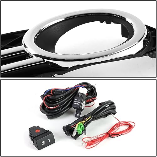 Miniatura 4 de DNA MOTORING FL-ZTL-184-CH - Luz antiniebla con interruptor para el lado del conductor y del pasajero, mejora la visibilidad compatible con Honda