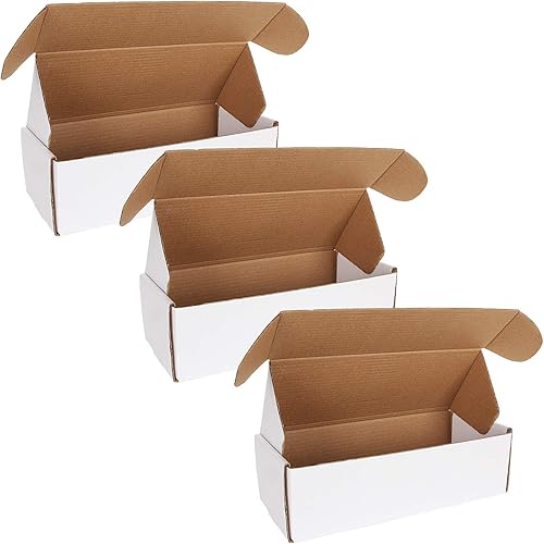 Caja de almacenamiento de 20 ct 500 unidades para tarjetas de comercio estándar de 20 pt, caja de almacenamiento de cartón corrugado de 20 x 4 x 2