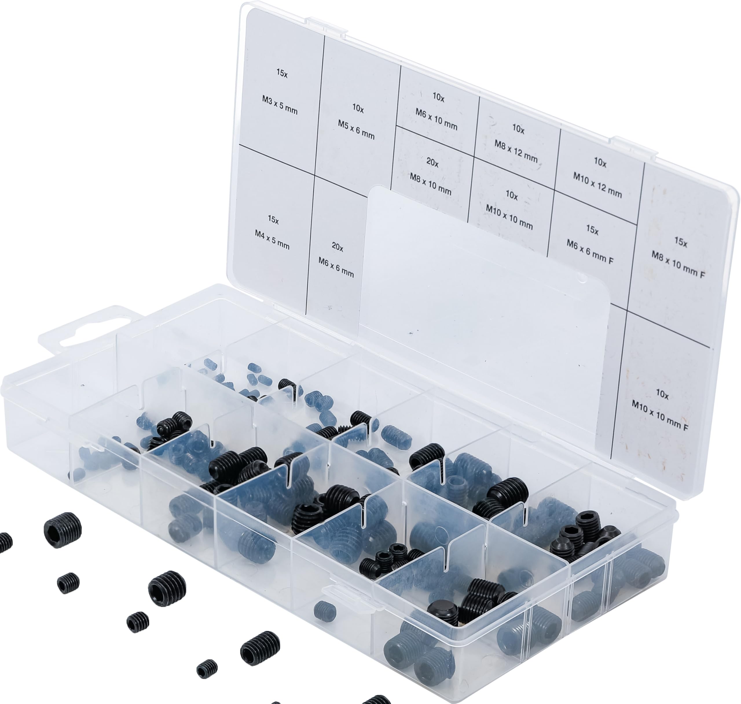 Assortimento Chiavette BGS - 60 Pezzi, Per Collegamento Mozzi E Alberi, Acciaio Al Carbonio - Foto 6