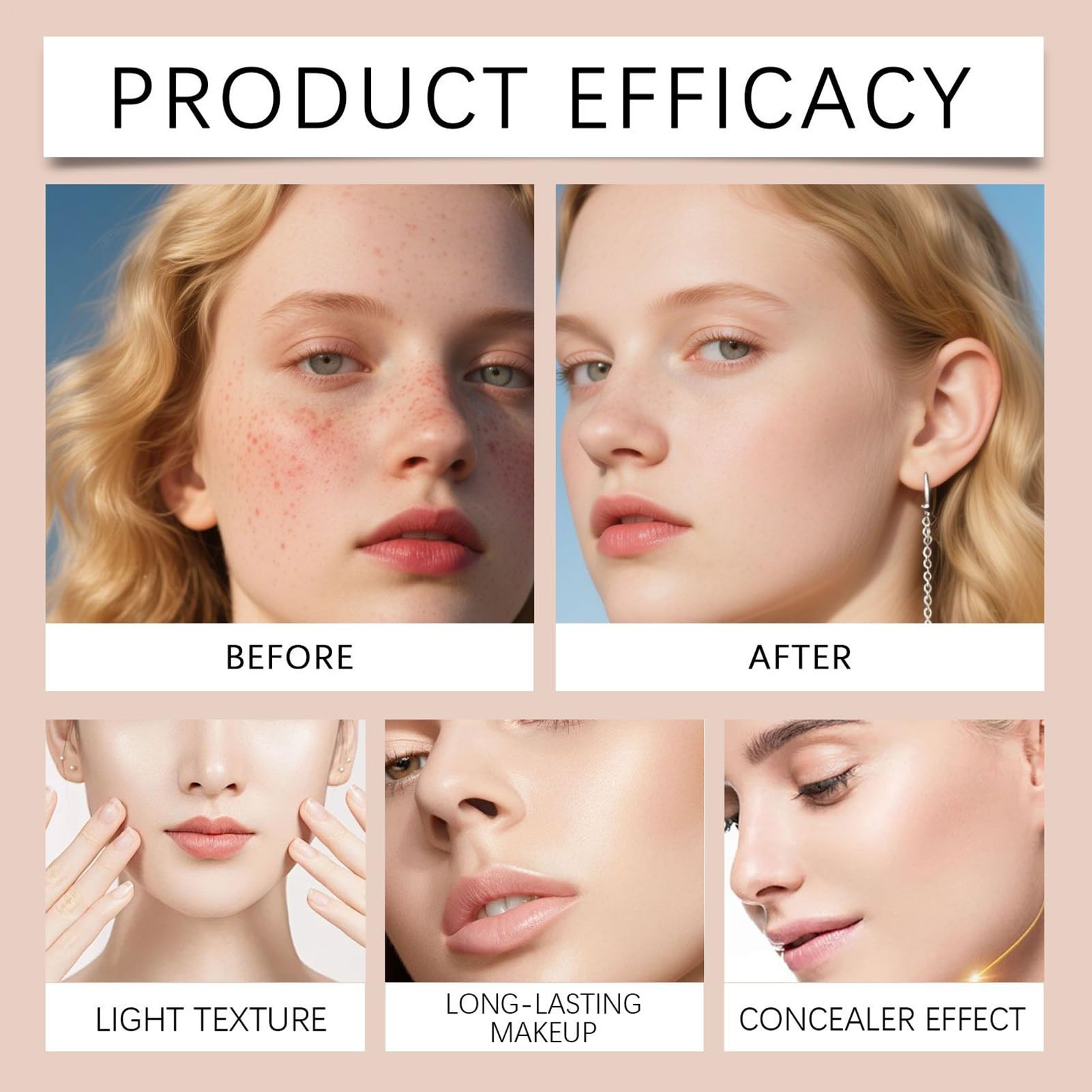 Farbwechselnde Foundation Wasserfeste langanhaltende feuchtigkeitsspendende | Foundation Makeup Liquid Concealer Base für Frauen Männer Arbeit Reisen Party Geburtstag Hochzeit
