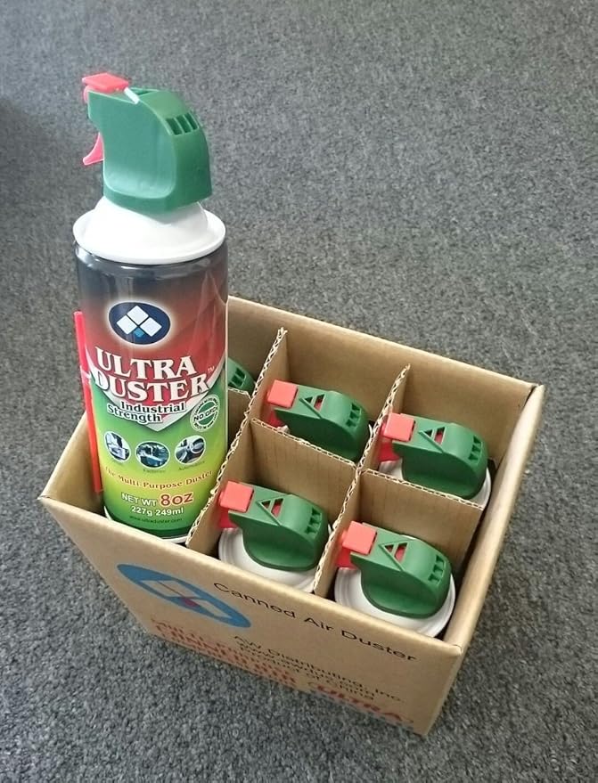 Ultra Duster Canned Air Duster Net 8 Oz 6pack Electronics
