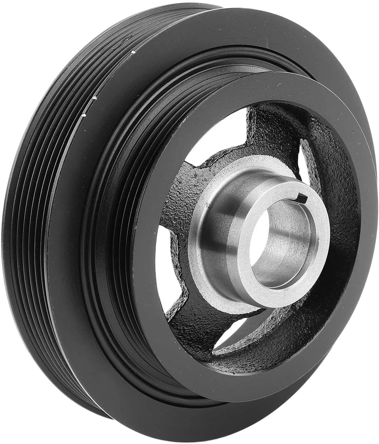 A-Premium Engine Harmonic Balancer Crankshaft Pulley Compatible with Nissan Altima 2002-2006, Murano 2003-2008, Maxima 2002-2008, Quest 2004-2008 & Infiniti I35 2002-2004, DOHC 3.5L, for# 123038J101