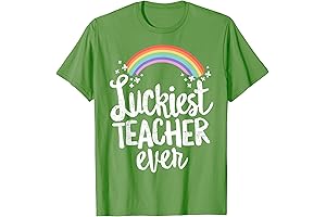 Lucky Teacher Ever St Patrick's Day T-Shirt School Gift T-Shirt