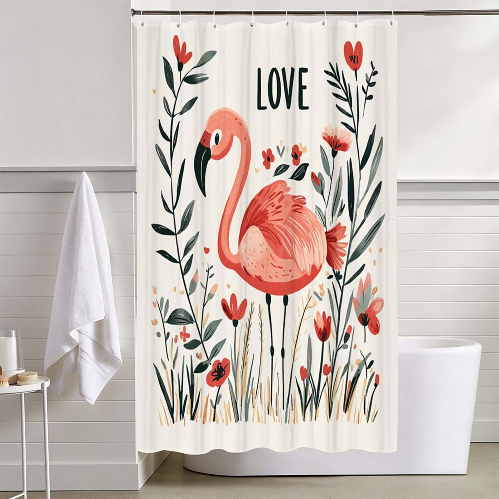 Rideau de Douche Beige, Rideau Douche 200x250cm D-457