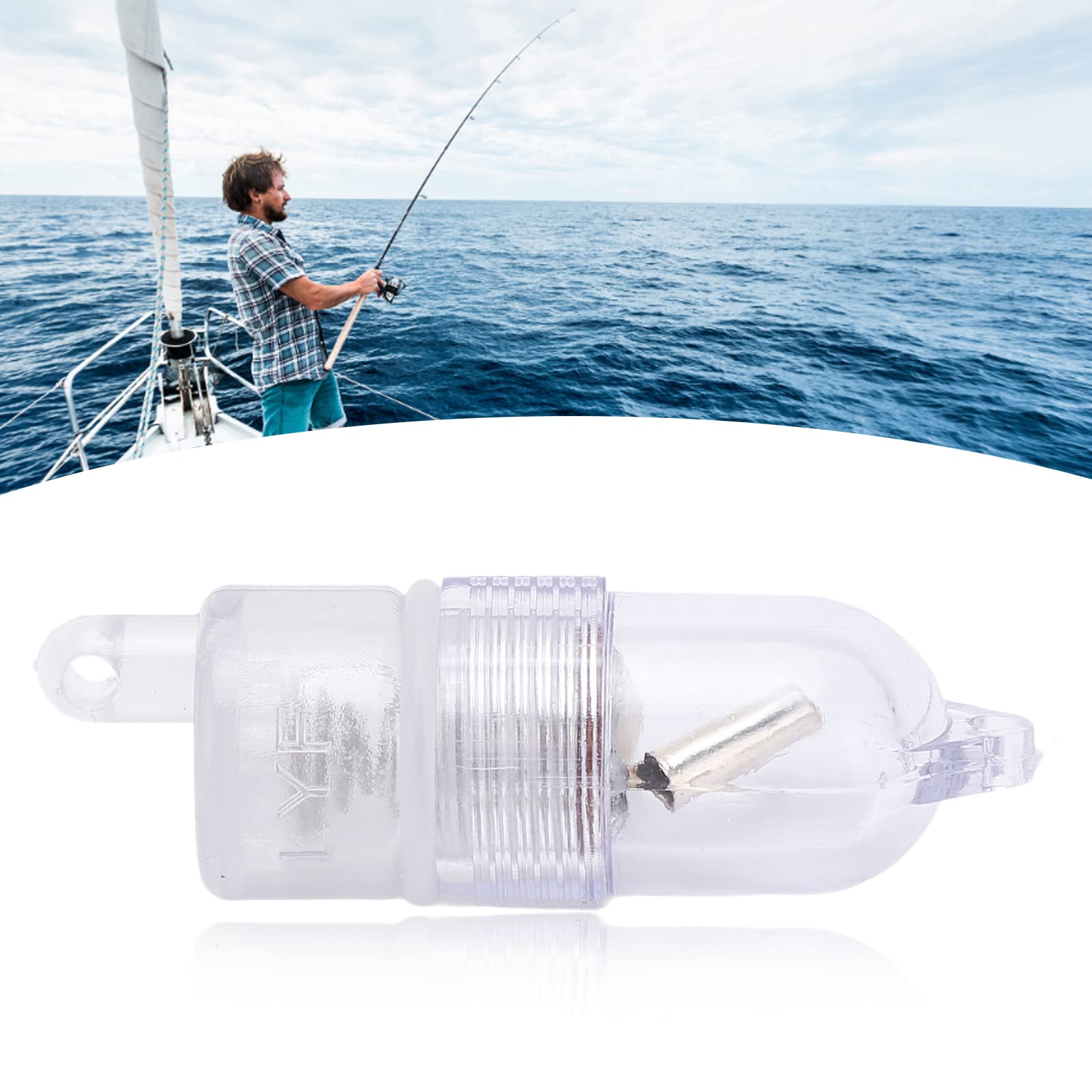 bite light fishing lure Light, Universal Sea Rod LED Night Fishing Touch Sensor Fishing Bite Alarm Indicator Freshwater Fishing Lamp Sports & Outdoors Estink Depth Sounder Kit, angle tail with an Style_Swivels Color:Grand Slam Tarpon
