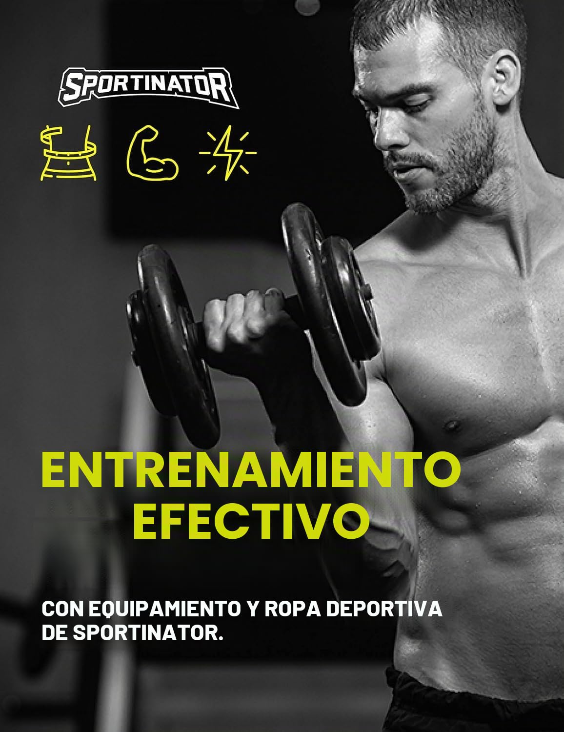 SPORTINATOR® Barra de dominadas para montar en el marco de la puerta para el gimnasio en casa. Longitud de 60 a 102 cm, compacta, segura y rápida, sin taladrar, soporta hasta 150 kg