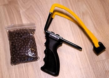 Steinschleuder Set Mit 200 Bällen | Outdoor Jagd & Training Für Erwachsene & Kinder