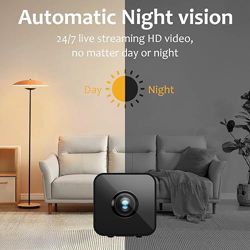 Miniatura 6 de Mini cámara inalámbrica 4K para interiores, espía oculta, micro mascota, WiFi, cámara de seguridad para el cuerpo pequeño, cámaras inteligentes para