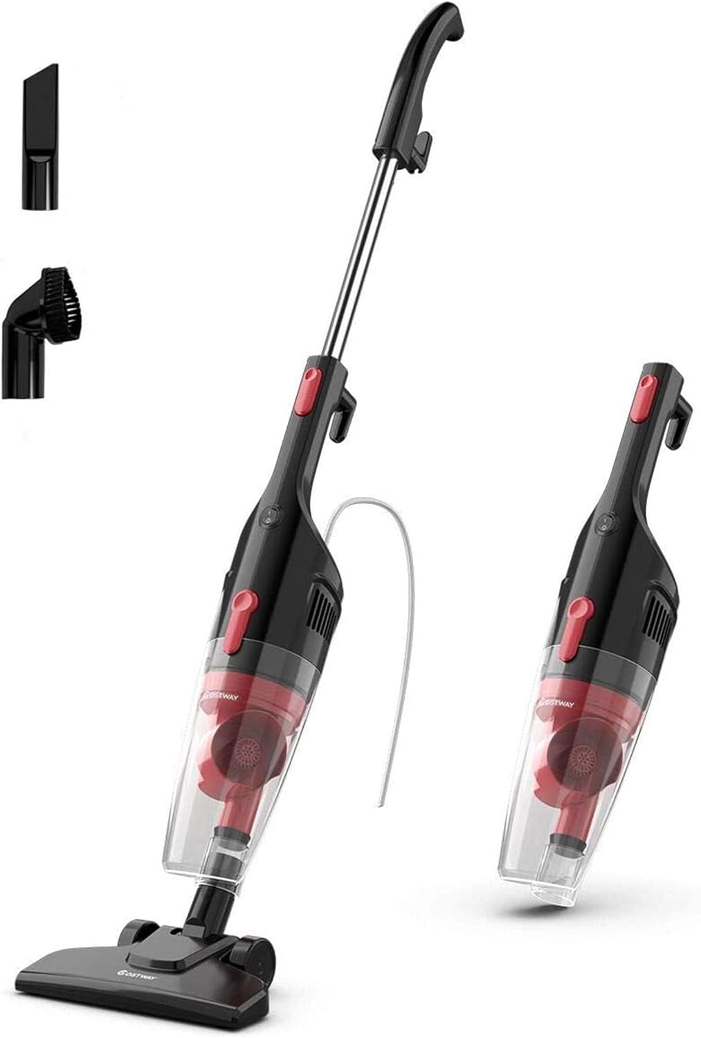 COSTWAY 6in1 Stick Vacuum Cleaner, 16KPa Powerful Suction 600W