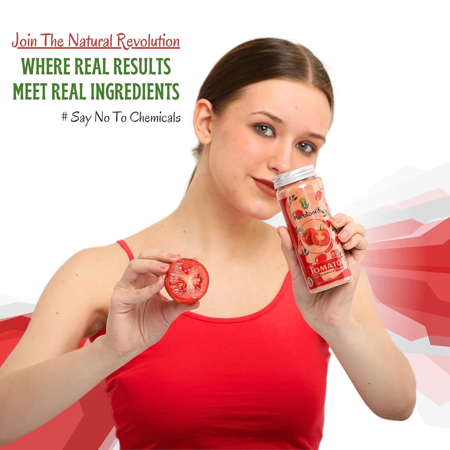 HerbtoniQ 100% Natural Aloevera Leaves, Potato, Pomegranate Peel, Beetroot & Tomato Powder for Face Pack and Hair Pack (850 Grams)