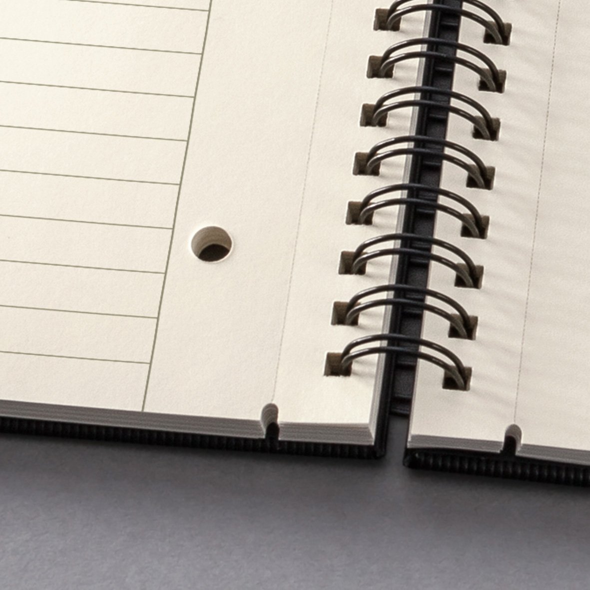 Sigel Bloc à spirales Conceptum A4 couverture rigide - 3 pièces | CO821, ligné, noir, comme journal intime, bullet journal, livre d'idées, cahier d'écriture