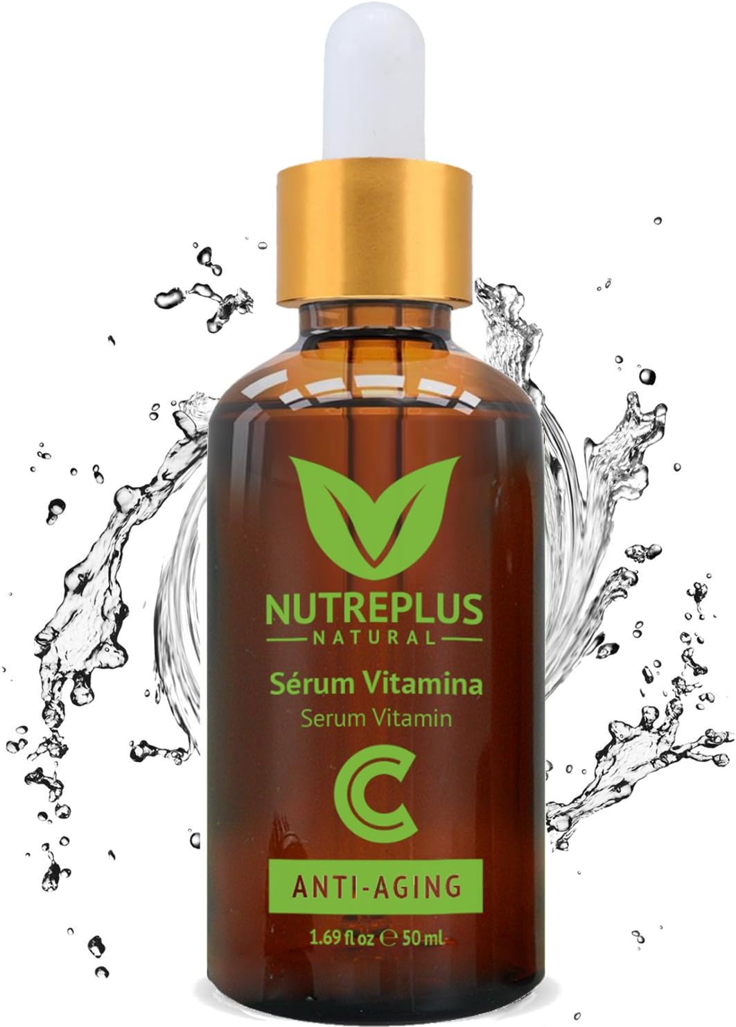Vitamin C Serum for Face with Hyaluronic Acid and Vitamin E | Anti Ageing serum, Anti Wrinkles, Anti age spot and skin discoloration | Non-greasy, Tones and Reaffirms