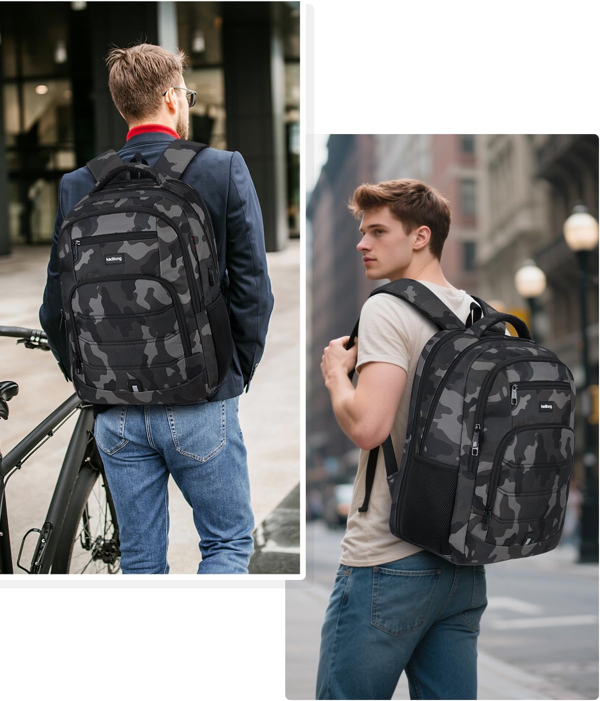 Travel Laptop Backpack for Men Business Anti Theft,School Backpack Bookbag College for Boys Fits 15.6 Inch Notebook