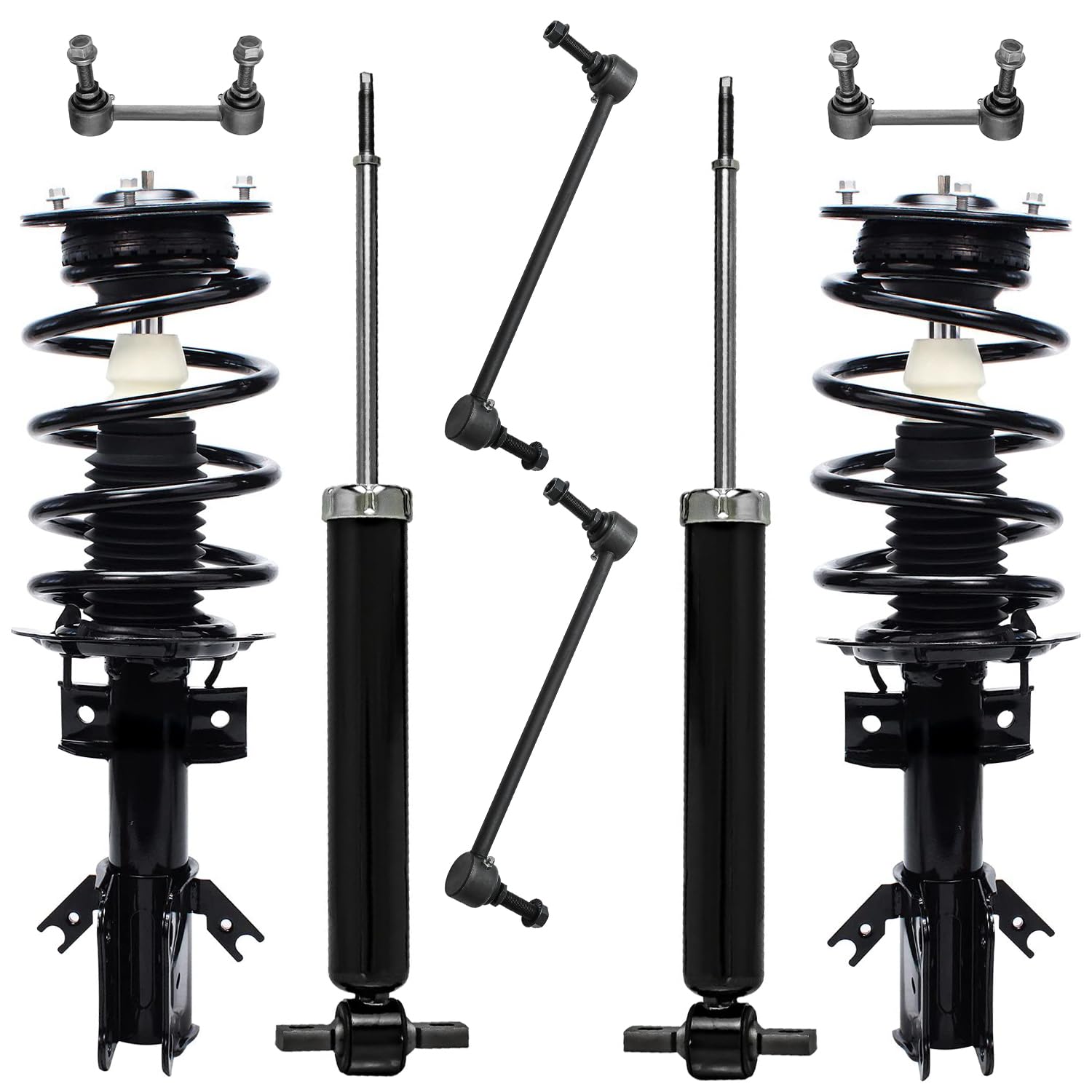 Amazon.com: Detroit Axle - 8pc Struts Shock Absorbers Kit for 2013