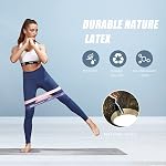 Polygon Resistance Loop Exercise Bands, Workout Flexbands for Physical Therapy, Rehab, Stretching, Home Fitness and More. Natural Latex Elastic Fitness Bands for Men & Women (Set of 5)
