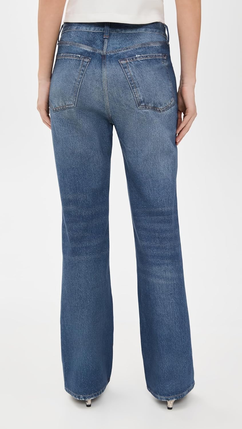rag & bone Women's Miramar Shea Relaxed Straight Jeans - Image 3