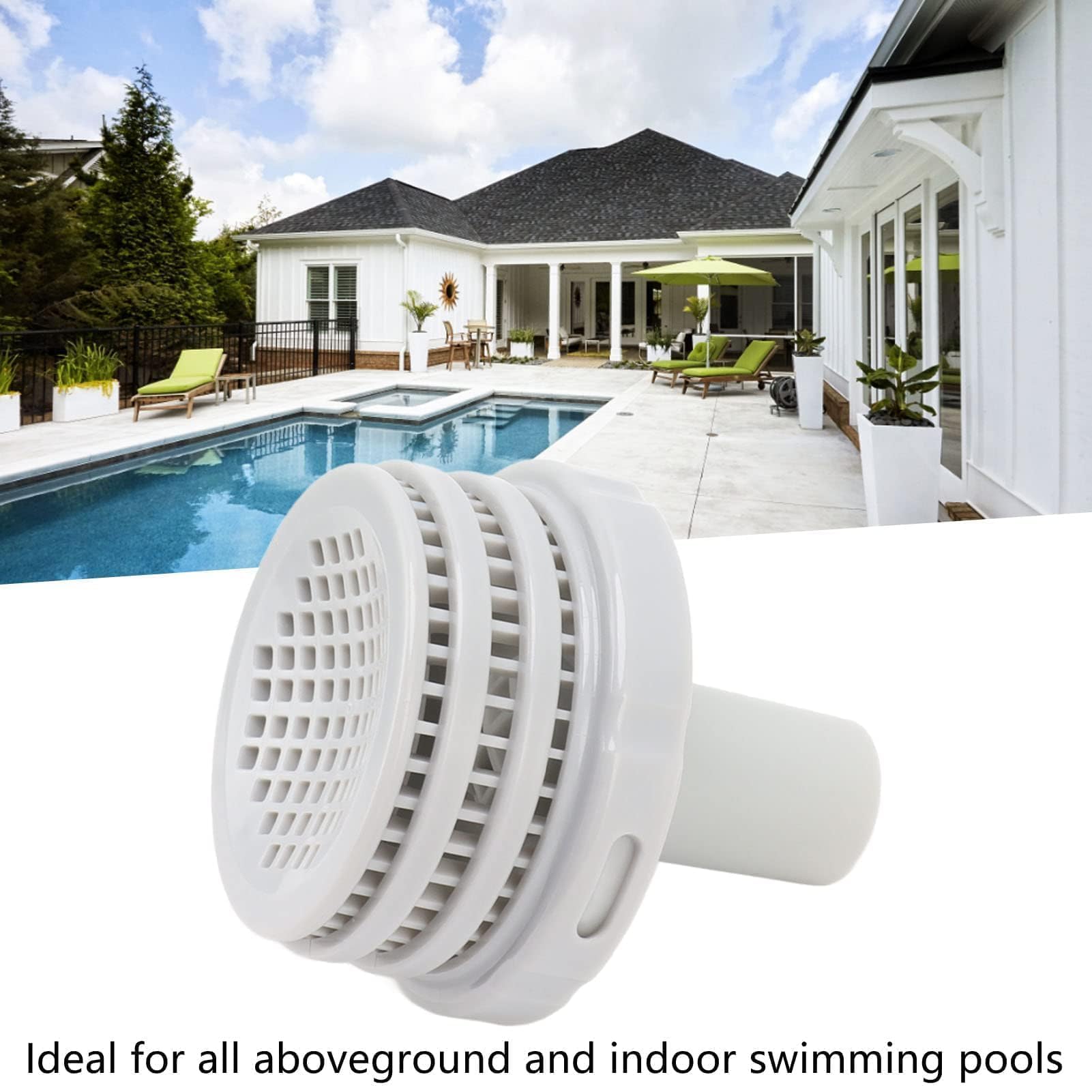 2 pezzi filtro connettore di ricambio, filtro filtro per piscina a terra, kit di ricambio per piscina
