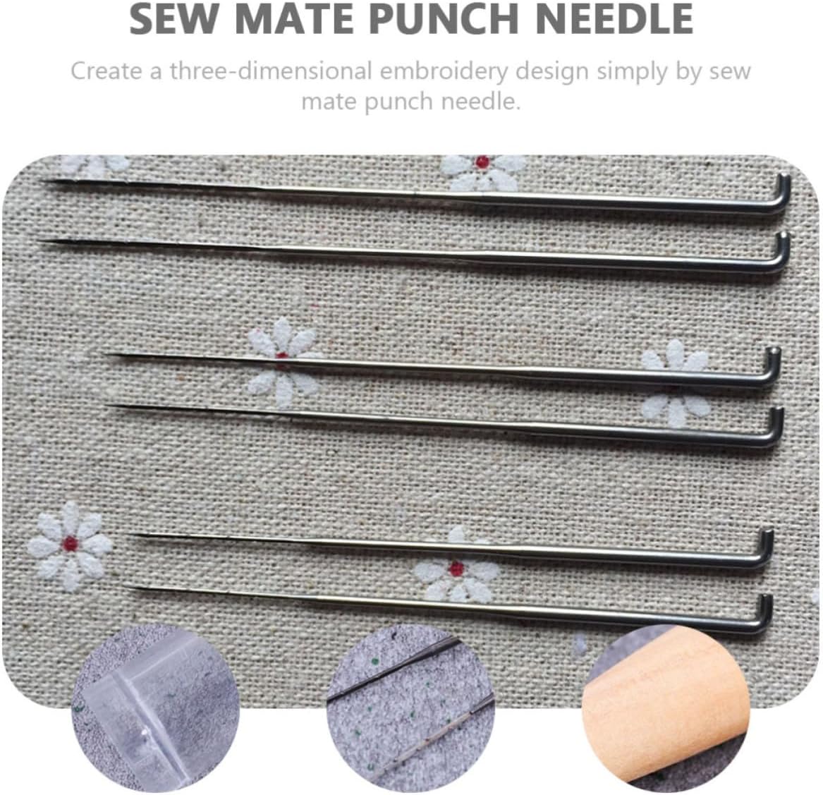 Mobestech Wool Felt Needle DIY Hand Embroidery Tool Set for Beginners