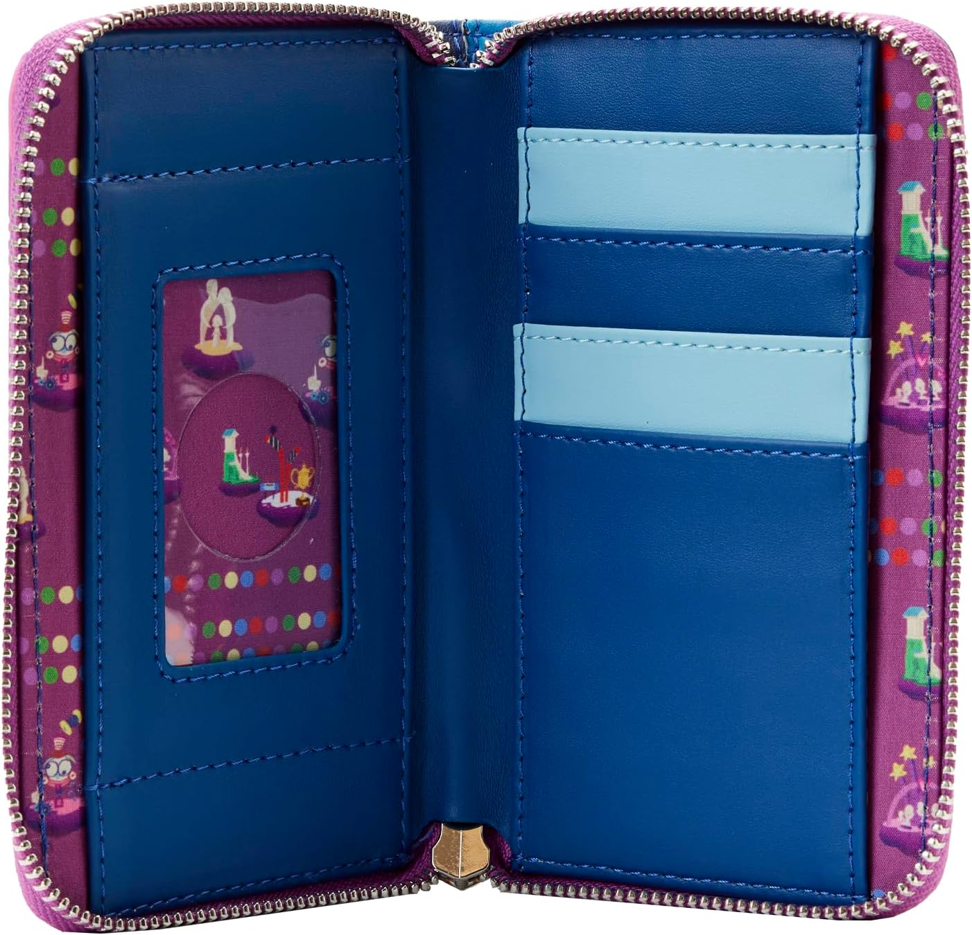 Loungefly DISNEY PIXAR INSIDE OUT CONTROL PANEL ZIP AROUND WALLET