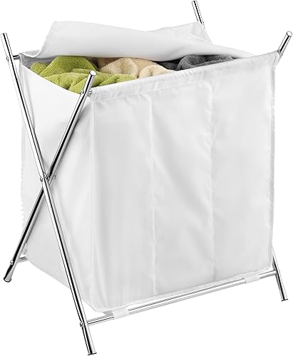 Honey Can Do HMP-09070 - Cesta cromada con marco en X de 30 libras