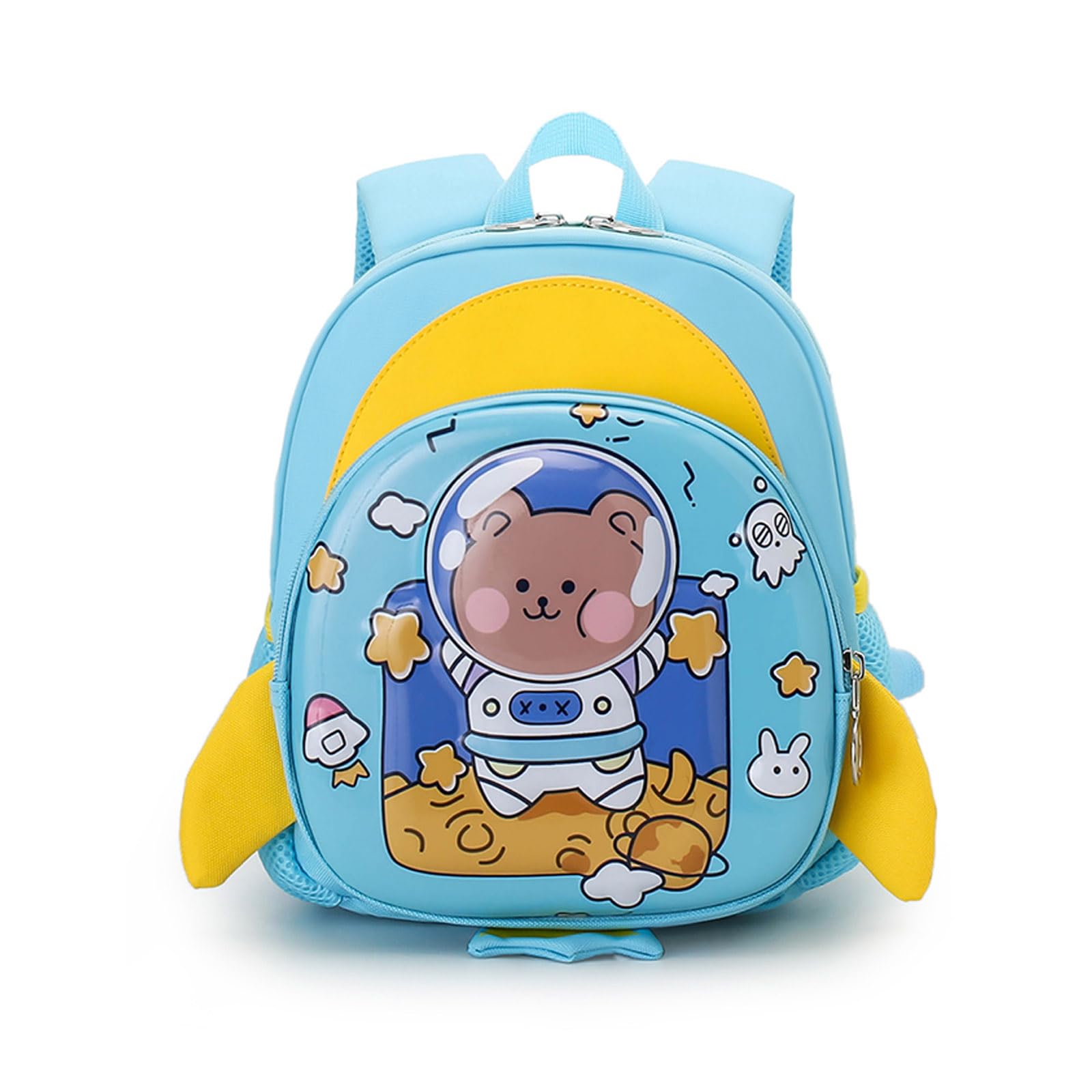 FANDARE Mochilas Infantiles Ultraligero Mochilas Escolares con Arnés Anti-Perdido Mochilas Infantil Mochilas Tipo Casual Niñas para Estudiante Guardería Preescolar Primaria Mochila Azul Claro