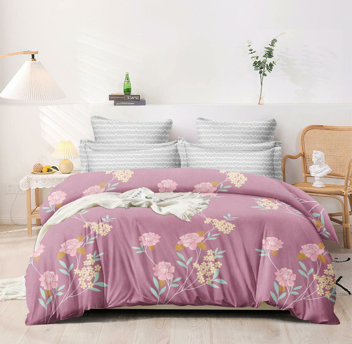 Buy Castiqa Premium Cotton King Size Quilt Cover / Duvet Cover / Rajai