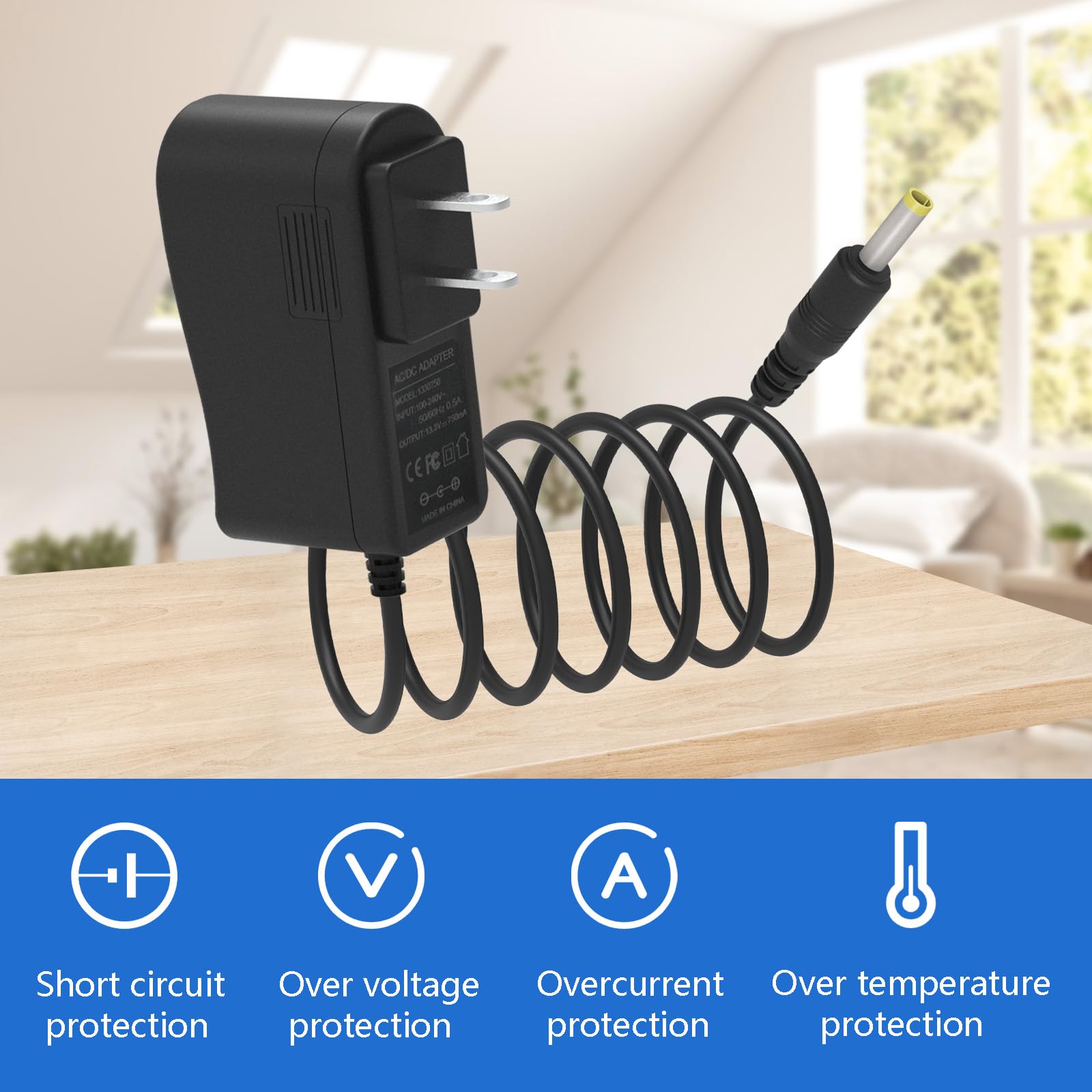 PK Power DC Adapter Charger For Shark Cordless Vacuum SV75 – 14-15.6 Volt Replacement Charger